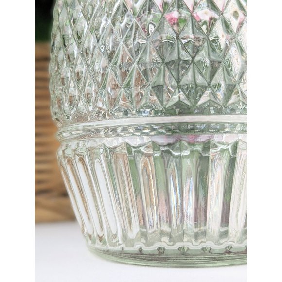 Vintage Clear Glass 1975 Whiskey Liquor Decanter with Stopper 70s Water Decanter - Picture 9 of 9